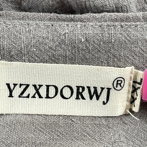 YZXDORWJ Women Mexican Embroidered Floral Dress Short Sleeve Size 2XL - Picture 12 of 15